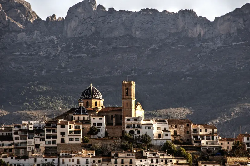 Altea's blue dome above the old town