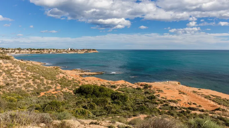 The coast at Cabo Roig